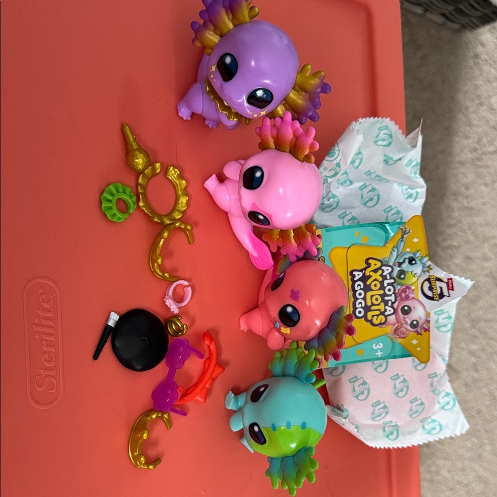 Axolotl Adventure Toy Set with Accessories
